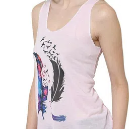 mack jonney Women Pink Tank Top/Vest image 2