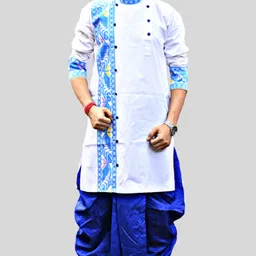 gouri collections Men Embellished Pure Cotton Ethnic Dress image 1