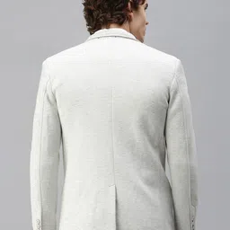 showoffff Men Solid Single Breasted Casual Blazer image 3