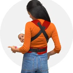 momscape Baby Carrier Bag Kangaro Adjustable Head Support Padded Waist Strong Safety Belt Baby Carrier image 4