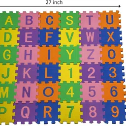 jolary 36 Pcs Alphabet ABC Non-Toxic Floor mats for Kids, Puzzle Foam Mat image 3