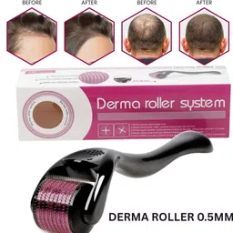 prajhomeandkitchen Derma Roller For Beard Growth 0.5mm Improves Beard Texture Naturally-picture-24