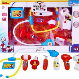 bsn Kids Spidey Doctor Play Set Toy with Light & Sound (8 Pieces)-picture-28