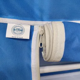 huenish Collapsible Plastic Wardrobe, 1 Hanging Space, 12 Shelves, 1 Side Pocket PP Collapsible Wardrobe image 5