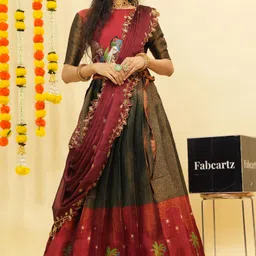 shree creation Embroidered Semi Stitched Lehenga Choli-picture-35