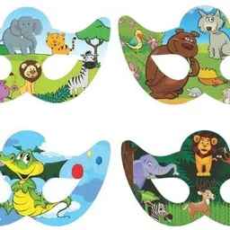 sv traders Jungle Theme Paper Eyemasks Party Mask image 2