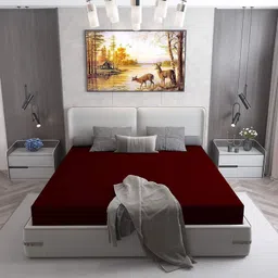 vernix Fitted King Size Breathable, Stretchable, Waterproof Mattress Cover image 4