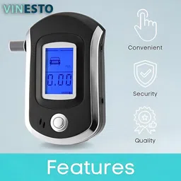 vinesto Digital Alcohol Tester | Instant BAC Checker with Alerts | Compact & Easy to Use Analytical Scale image 3