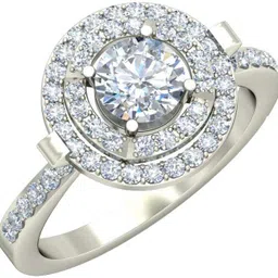 avsar AVR870WB 14kt Cubic Zirconia White Gold ring-image-69