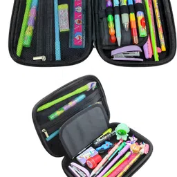 poksi Anime Character Pencil Pouch for Boys | Goku & Friends Dragon Ball Pencil Pouch Art EVA Pencil Box image 2