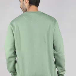 wrogn Men Full Sleeve Solid Sweatshirt image 4