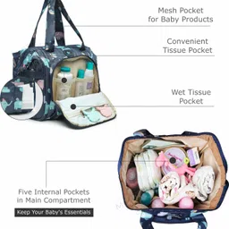 motherly Mini Diaper Bag for Mothers Small Mini utility handbag for mom for travel image 4