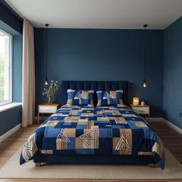 schp Cotton Double Flat 320 TC Printed Bedsheet-picture-23