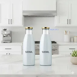 b7 creations Glass Milk Container - 500 ml image 1