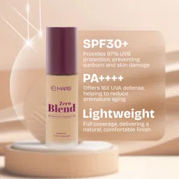 mars SPF30 PA++++ Zero Blend Weightless Makeup Foundation image 5