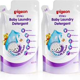 pigeon Baby Laundry Detergent Liquid Refill Pack 450 ml Pack of 2 Herbs Liquid Detergent-picture-23
