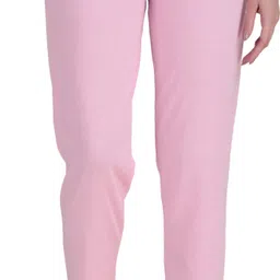 styoxa Pack of 2 Women Solid Black, Pink Track Pants image 5