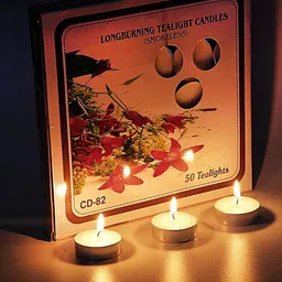 parkash candles Tealight Candles 2.5 Hrs Burning Candle image 3