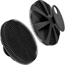 Silicone Back and Body Scrubber with Soft Bristles and Suction Grip for Shower-image-14