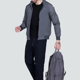 KAZZ Solid Men Wind Cheater image 4