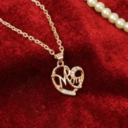 tied ribbons Mother Day Special Gift Hamper Chocolate Box with Mom Pendant and Card Assorted Gift Box image 3