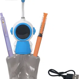 Astronaut Theme 3-in-1 LED Desk Lamp with Pencil Sharpener and Pen Stand for Kid Study Lamp-image-59