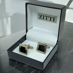 Zitti Metal, Stainless Steel, Alloy, Brass, Silver Cufflink-picture-18