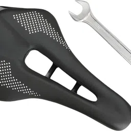 fcc racing Universal MTB/Road Bicycle Saddle PU Leather Ergonomic Seat with Wrench Combo Saddle-picture-24