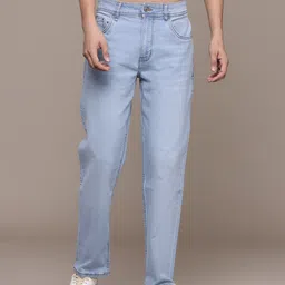 roadster Men Relaxed Fit Mid Rise Blue Jeans image 1