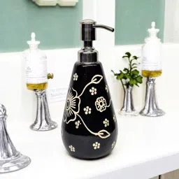 voidrop Black 250ml Ceramic Soap Dispenser image 1