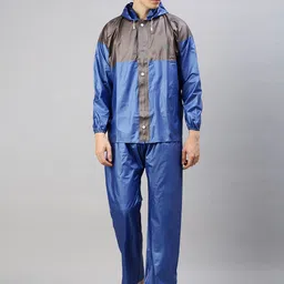 verkossa Solid Men Rain Suit-picture-15