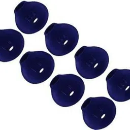 BUMTECH BBS PRO 8 PCS Blue level u soft ear buds,soft silicone eartips,ear buds cover In The Ear Headphone Cushion In The Ear Headphone Cushion (Pack of 8, Blue) In The Ear Headphone Cushion-picture-24