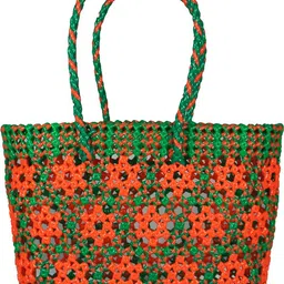 shoorajhanth Plastic wire bags plastic wire basket storage vayar koodai oyar koodai Grocery Bag-picture-20