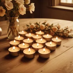 pleasing forest AN_(A_158)_Tealight_White_Pack Of -50 Candle-picture-21