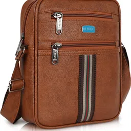 blenzo Tan Men & Women Sling Bag Premium Cross Body Sling bag for Office, Cash, Business Collection, Multipurpose-picture-24