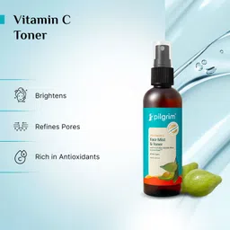 pilgrim 1% Vitamin C Face Toner With Kakadu Plum & Lime Pearl For Enhance Brightness Men & Women image 3