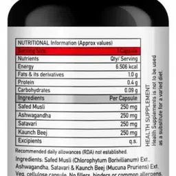 vitasta Testo power,Ayurvedic supplement for Stamina,Strength & Endurance image 2