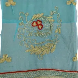 shree ambey trading Embroidered Semi Stitched Rajasthani Poshak image 4