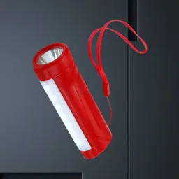 USB Rechargeable Torch with Ultra-Bright LED Front and Side Angle COBB LightU431 Torch-image-13