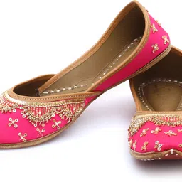 heer Ethnic Punjabi Jutti Mojari for Women's (Traditional Two) Jutis For Women image 4