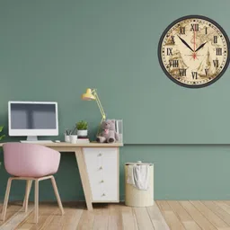 radhe custom arts Analog 25 cm X 25 cm Wall Clock image 5