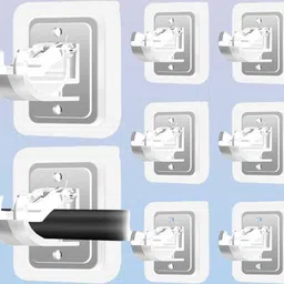 vaunx White Curtain Hooks image 1