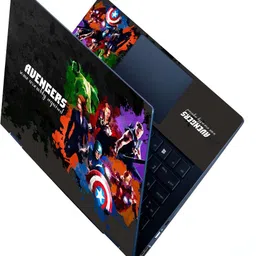 FineArts HD Printed Full Panel Laptop Skin Sticker Vinyl Fits Size Upto 15.6 inches No Residue, Bubble Free - Avengers Assembly Self Adhesive Vinyl Laptop Decal 15.6-picture-25