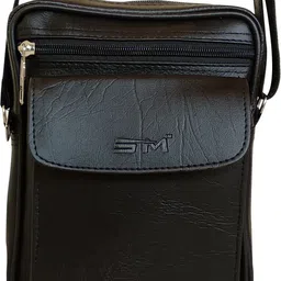 sm Black Men & Women Sling Bag Stylish ,Cross body sling, image 5