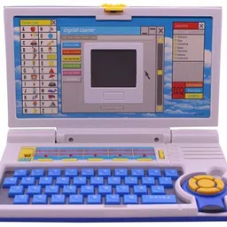 mahi zone Educational English Learner Laptop with Mouse for Kids 20 Activity Games_8M image 1