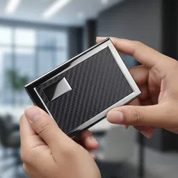 mahtoshine Men & Women Travel, Trendy, Casual, Formal Black Cork Card Holder-picture-41