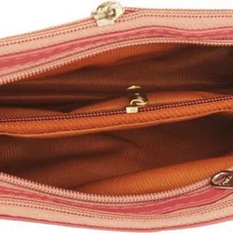 rapid costore Casual Tan, Maroon, Black, Pink Clutch - Regular Size image 4