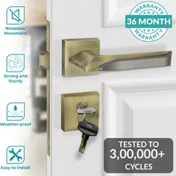 plantex Zinc Alloy Matte Handlesets image 2