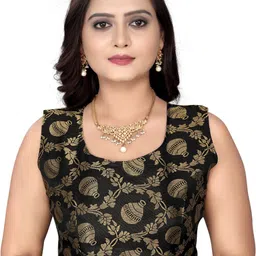 pcdesigner Solid/Plain Bollywood Satin Saree image 5