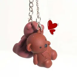 ashyra Adorable Bear-Shaped Lipstick Keychain (Pack of 3) image 3